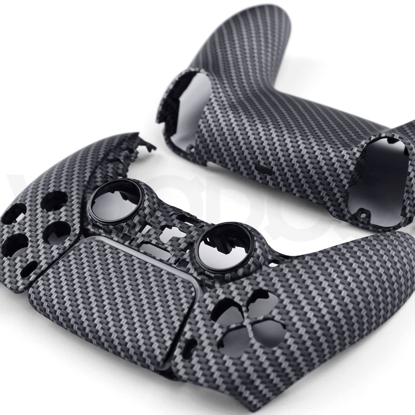 Carbon Fiber Front & Back PS5 Controller Housing Shell