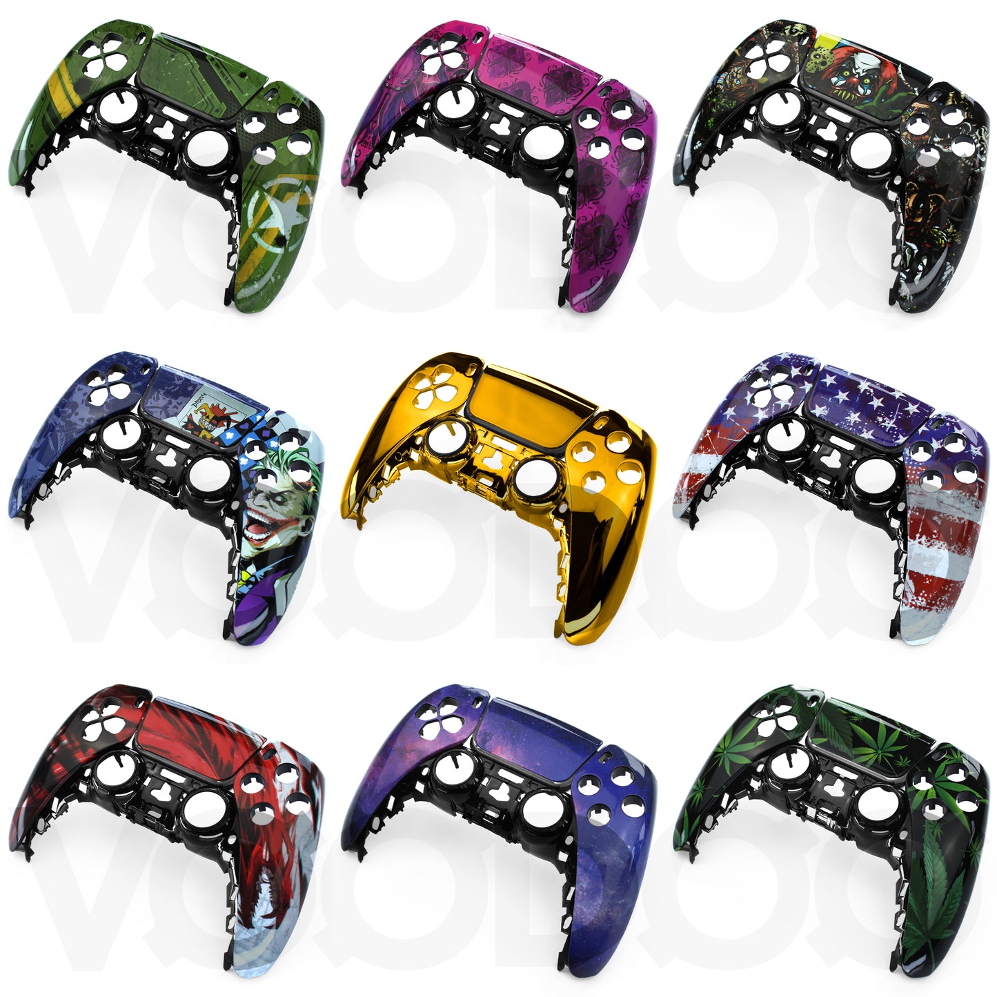 Custom Front PS5 Controller Faceplate Shell