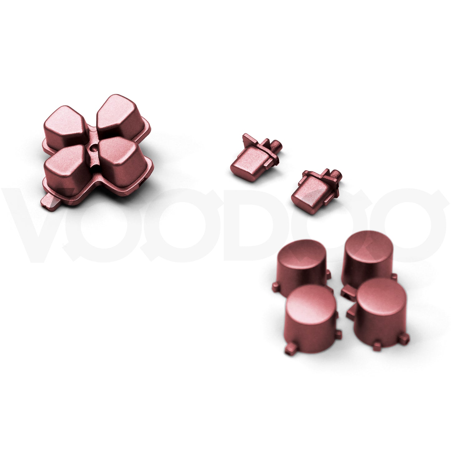 Metallic PS5 Controller Action Buttons