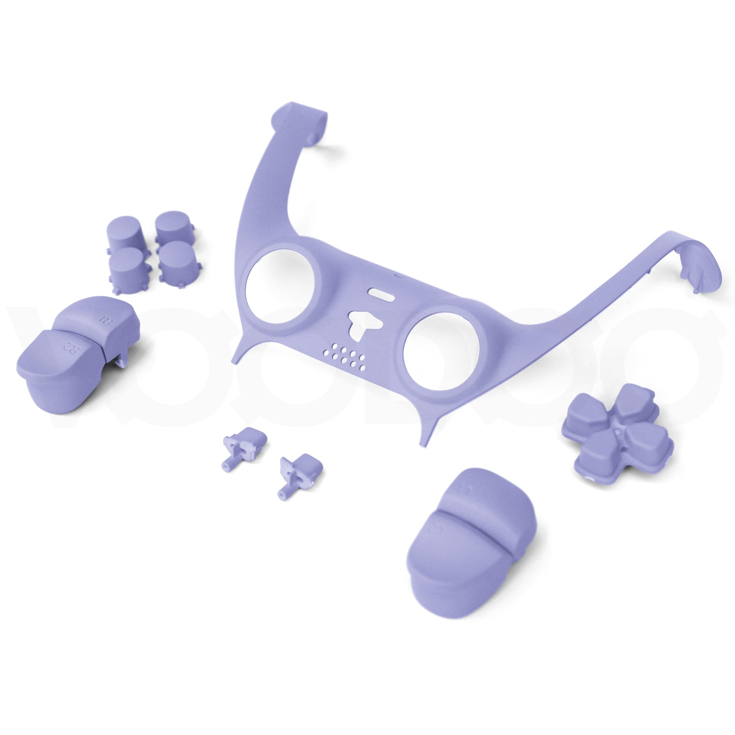 Soft Matte PS5 Controller Faceplate Trim & Buttons