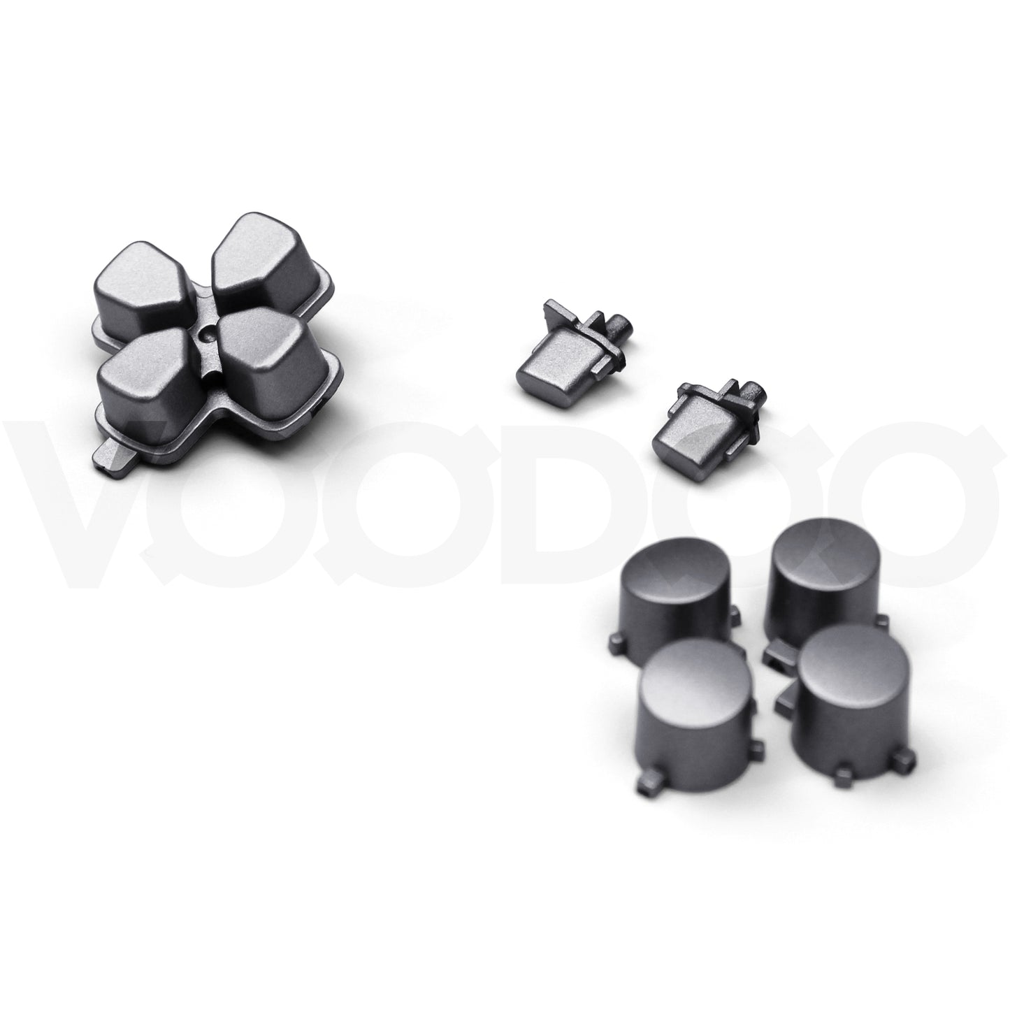 Metallic PS5 Controller Action Buttons