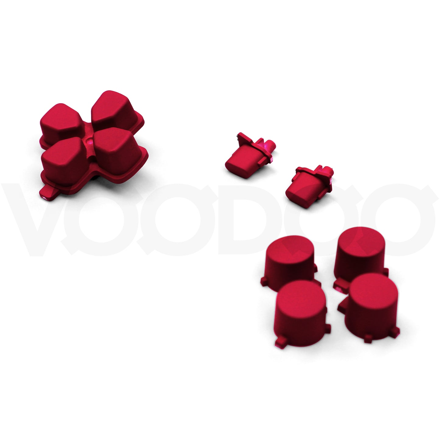 Metallic PS5 Controller Action Buttons