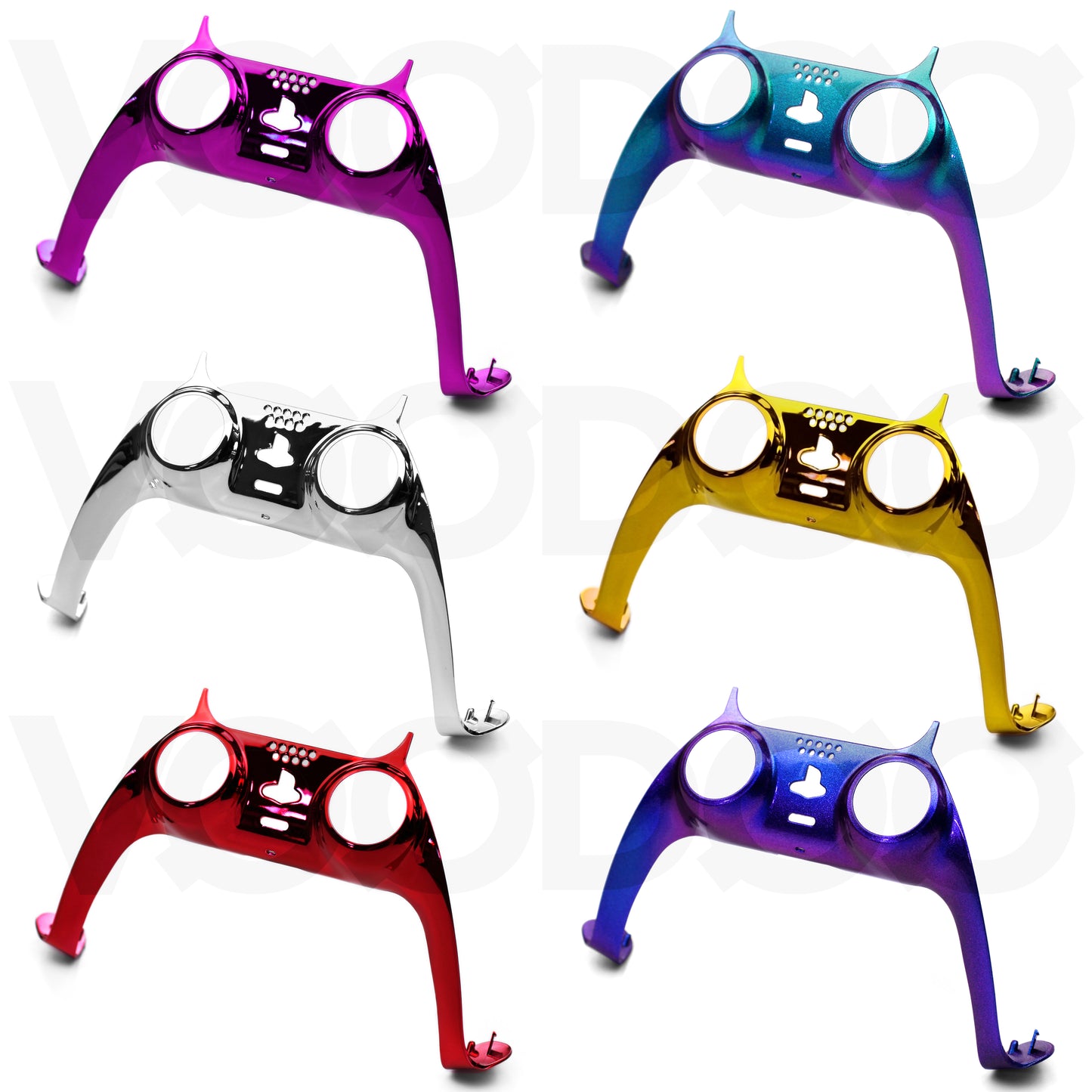Chameleon Chrome PS5 Controller Faceplate Trim